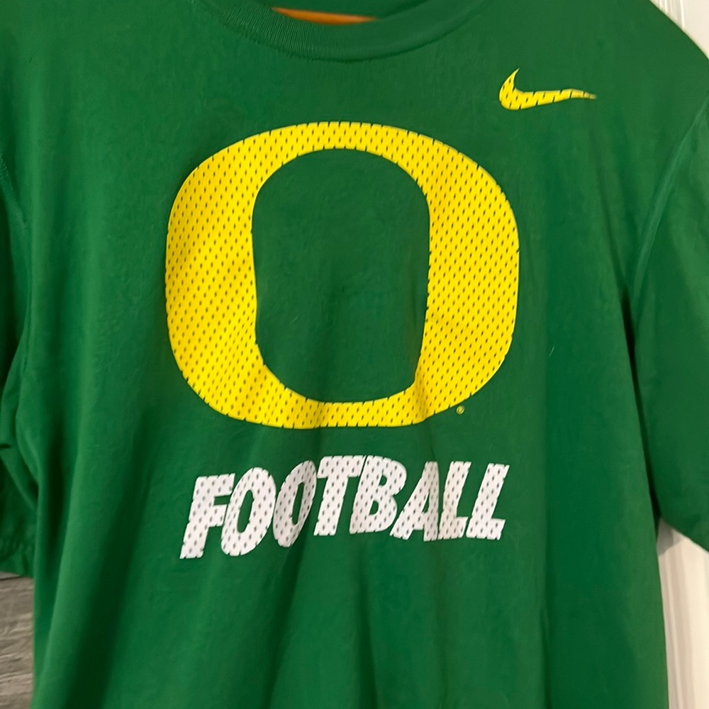 Nike Dri-Fit Oregon Ducks Football Tee Mens Medium